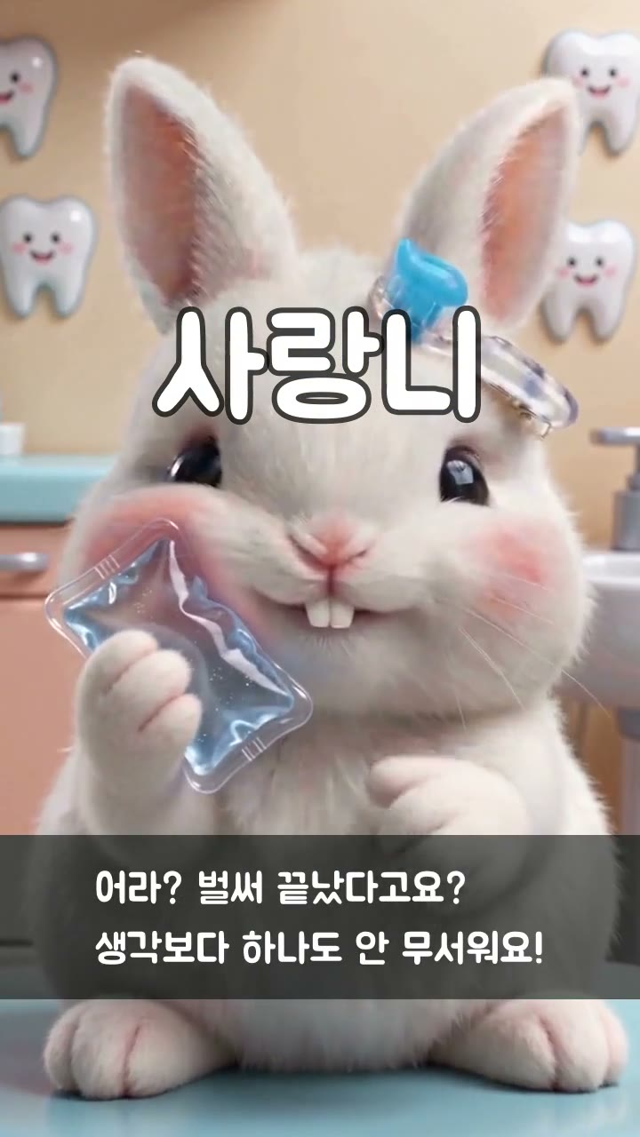 발치를 마치고 놀란 건치