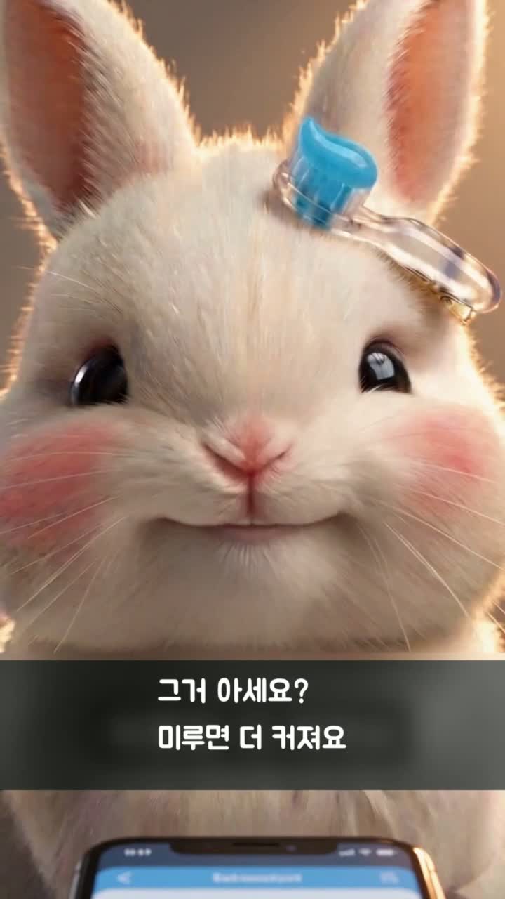 미루면 더 커져요